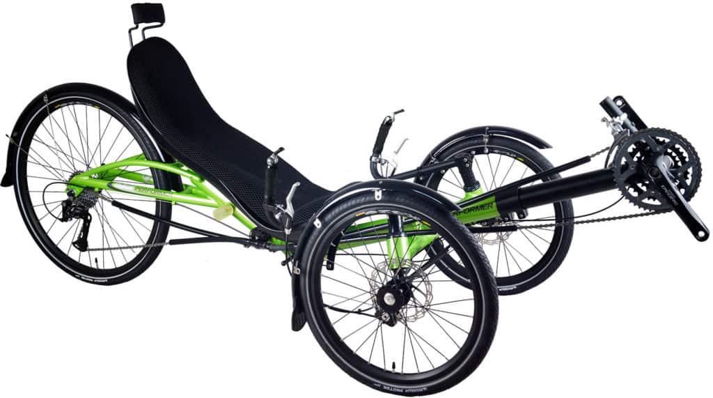 Trike F - Folding Recumbent Trike-PERFORMER CYCLES
